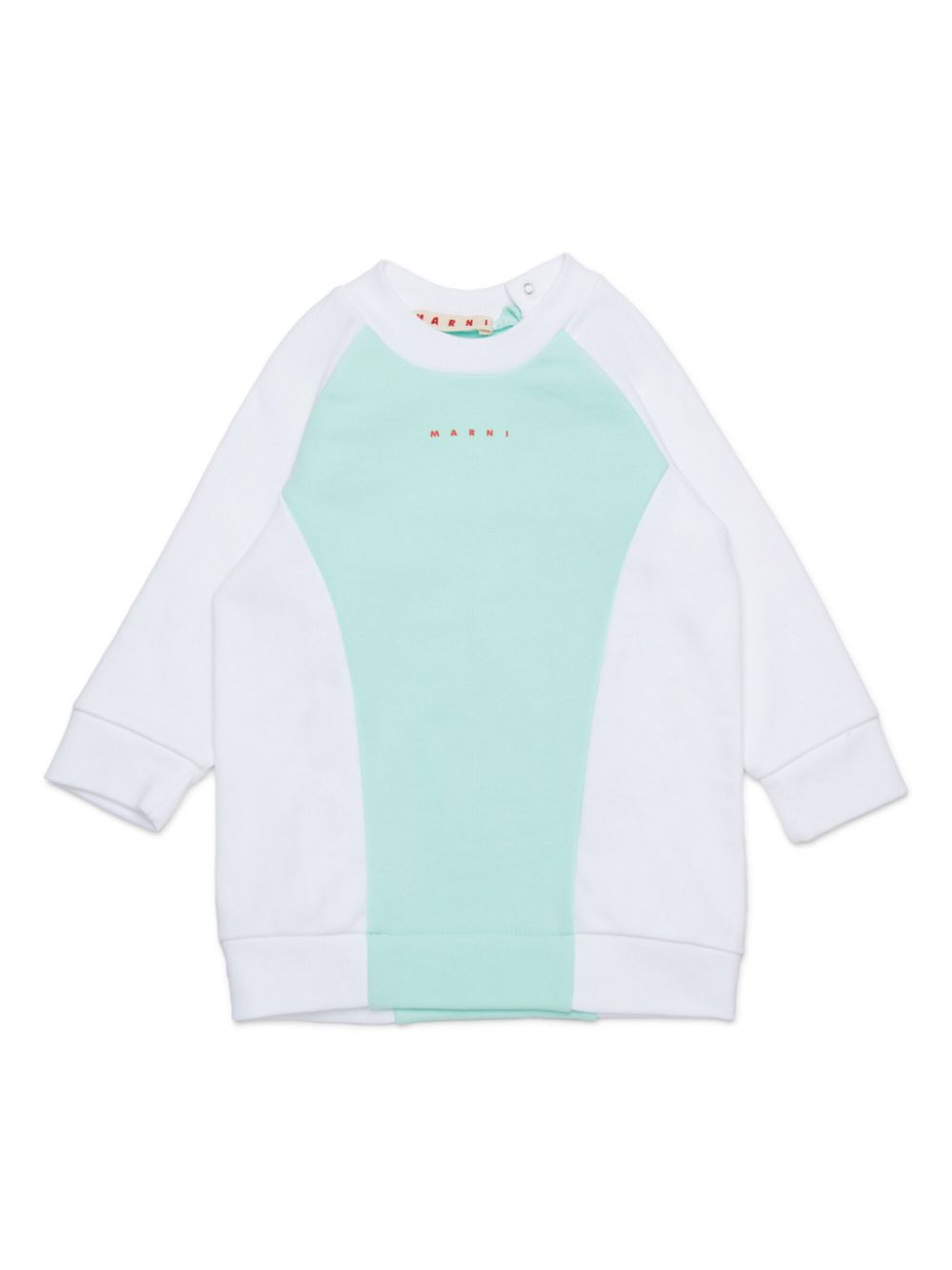 Marni Kids Jurk met logoprint Groen