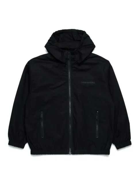DSQUARED2 KIDS chamarra bomber con logo estampado