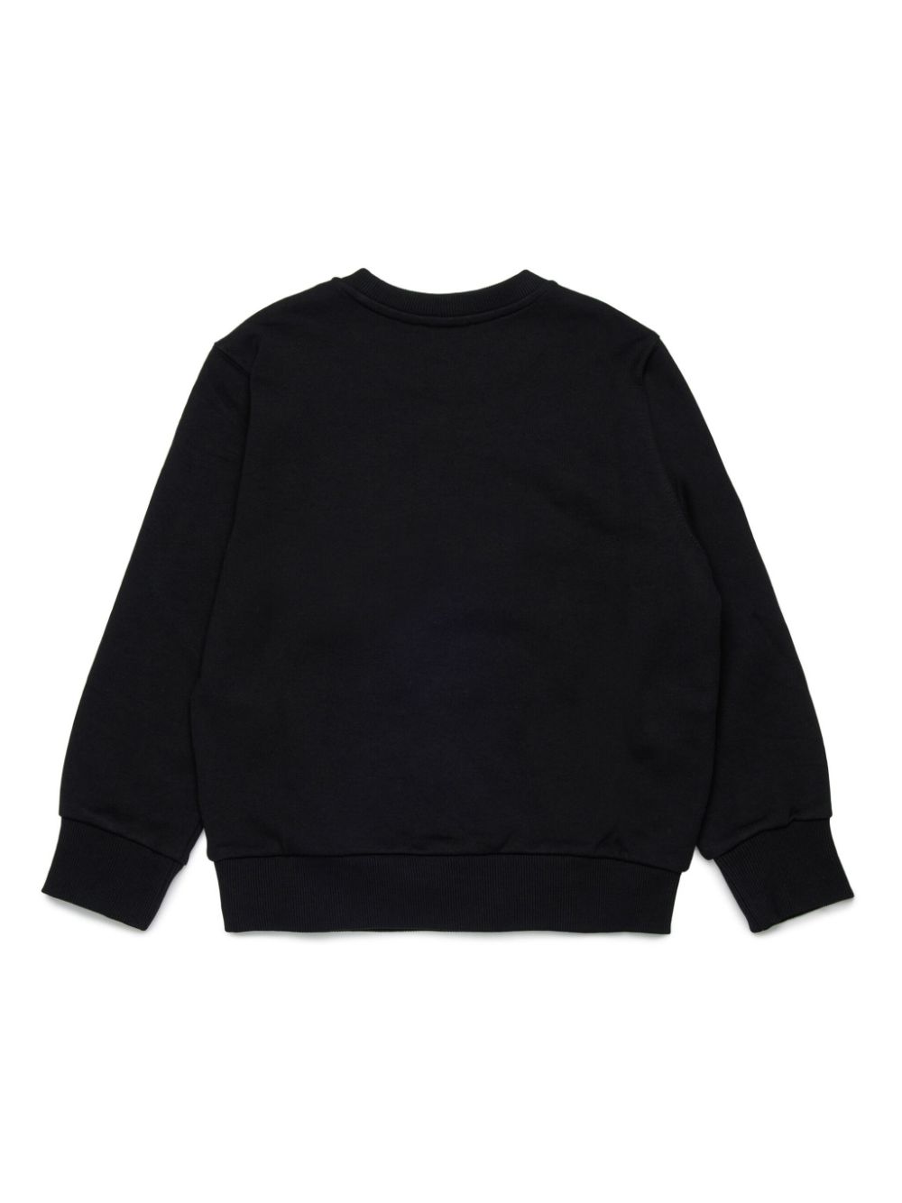 Diesel Kids Sweater met logopatch - Zwart