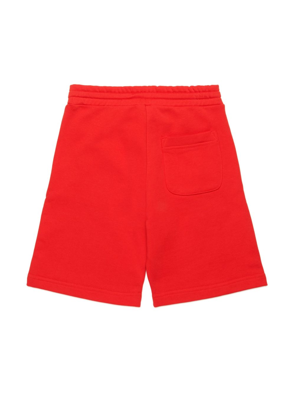 Diesel Kids Shorts met D-plakkaat - Rood