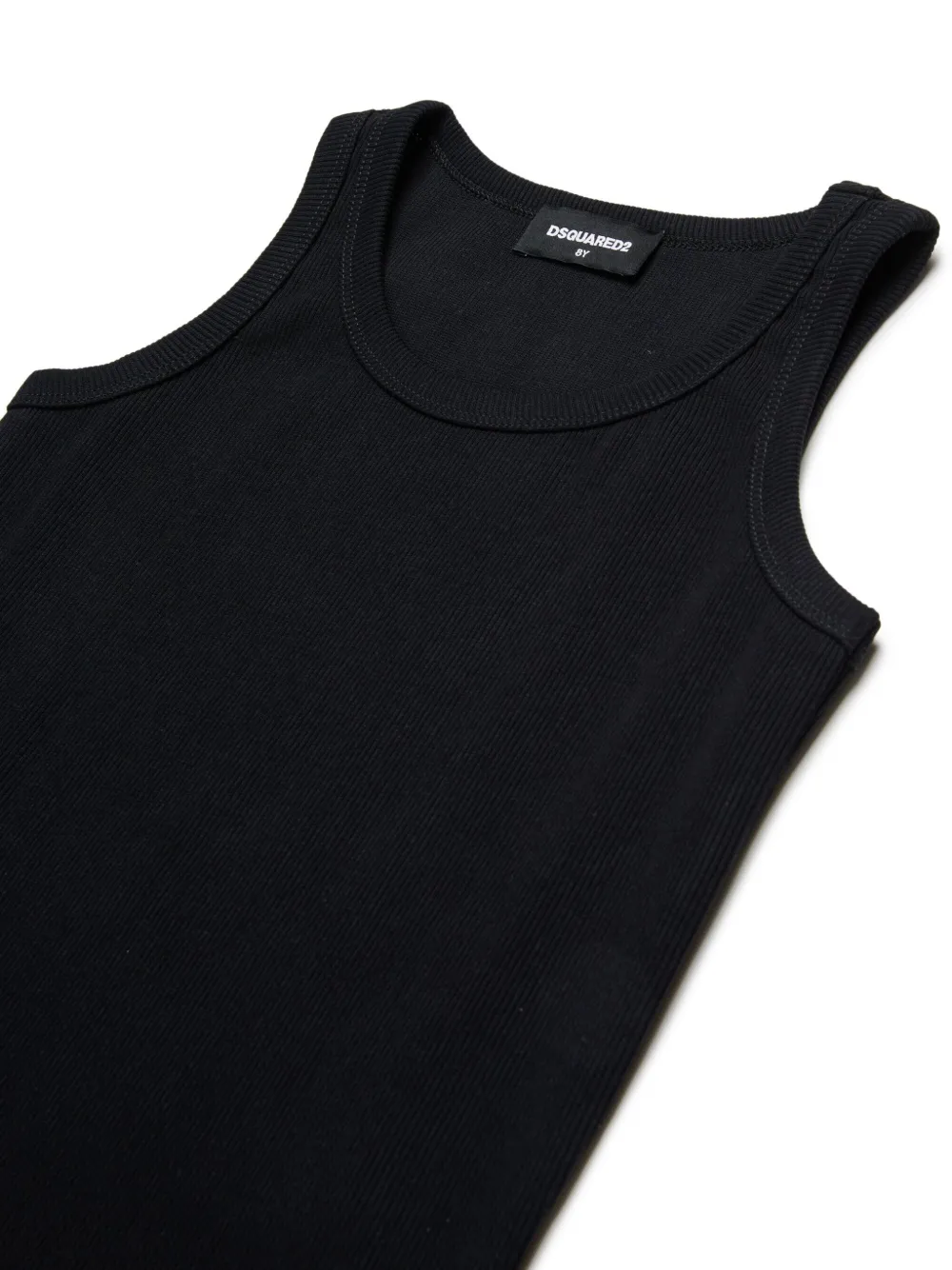 DSQUARED2 KIDS Katoenen tanktop Zwart