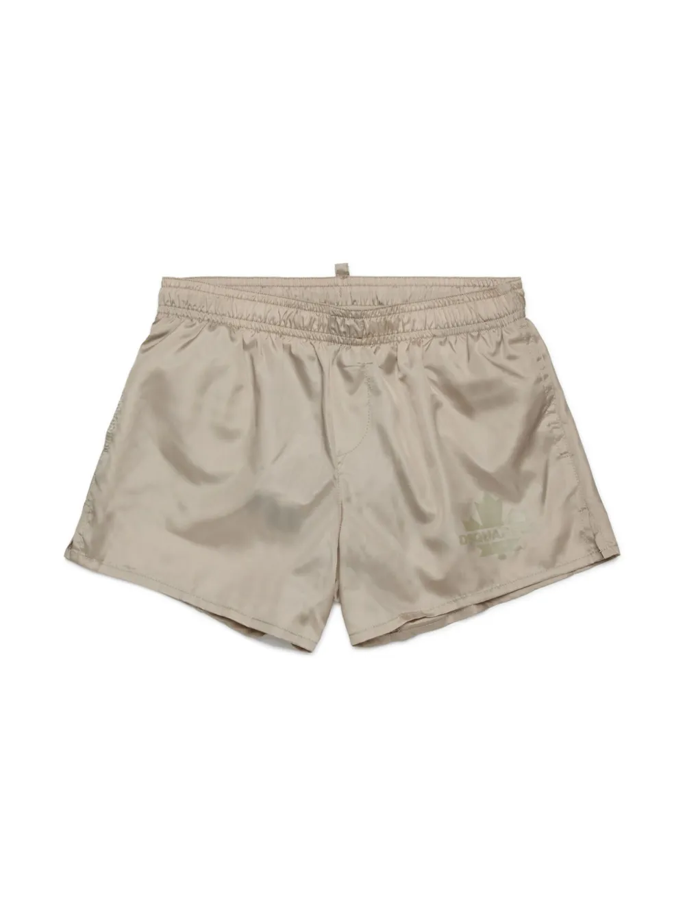 DSQUARED2 KIDS Zwembroek met logoprint Beige