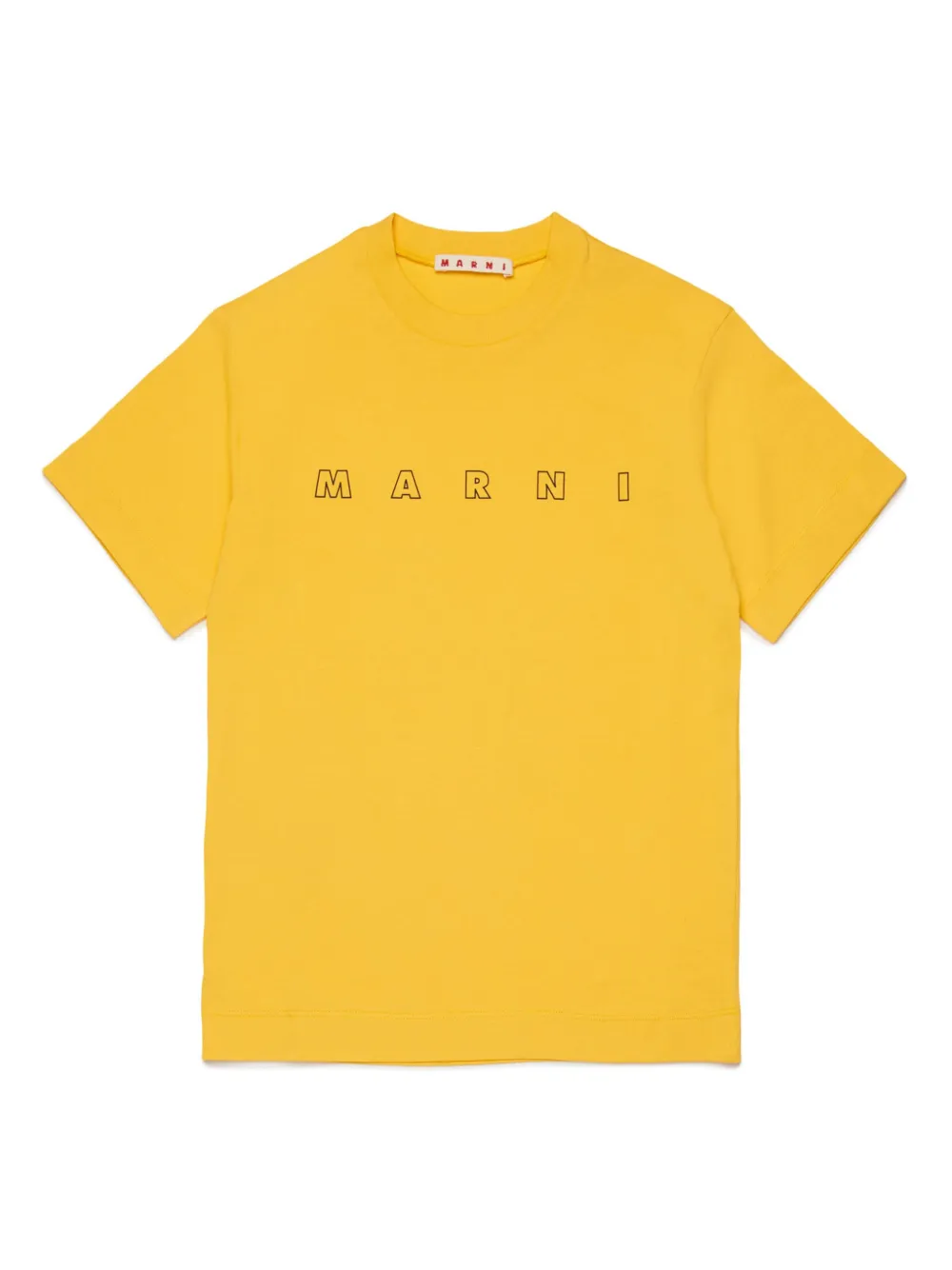Marni Kids playera con logo estampado | amarillo | Image 1