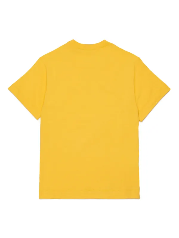 MARNI イエロー ロゴ Tシャツ Marni Kids logo-print T-shirt | Yellow | FARFETCH