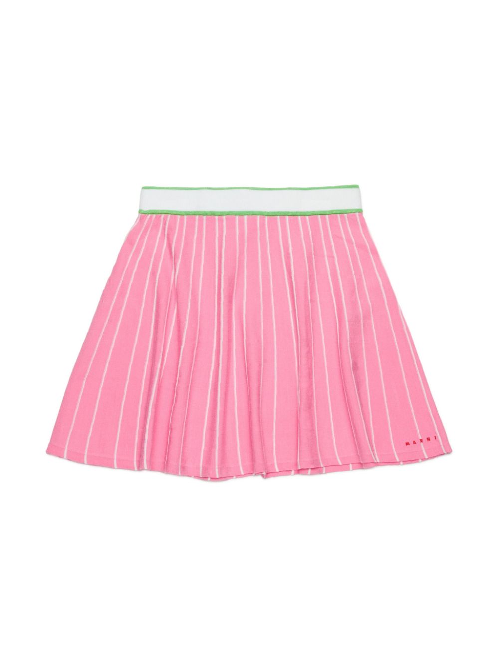 Marni Kids striped skirt - Pink