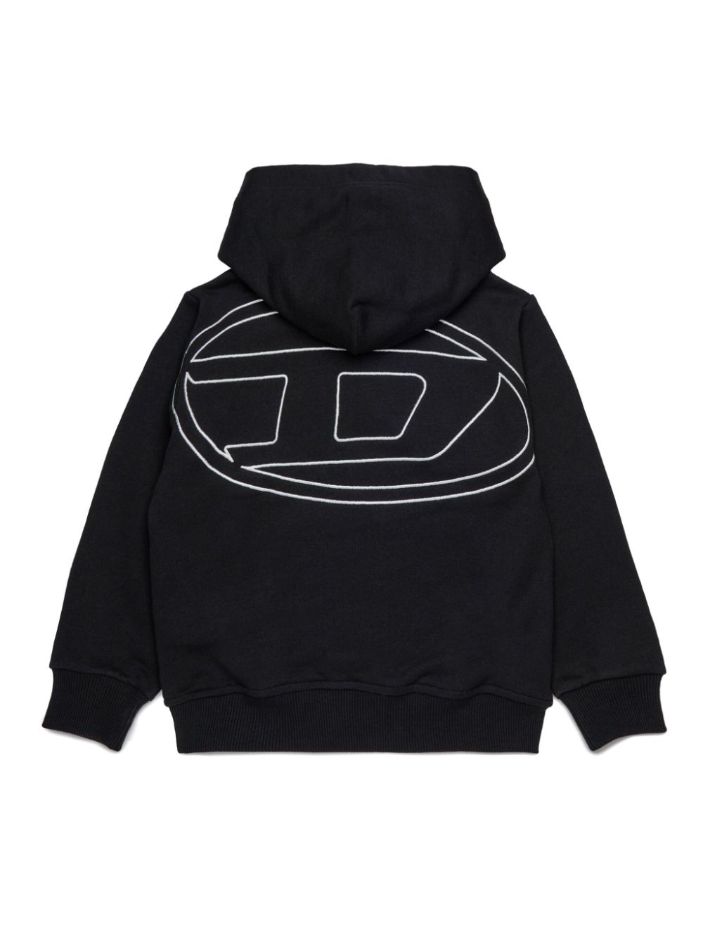 Diesel Kids Smacshoodmegovald Over hoodie - Zwart