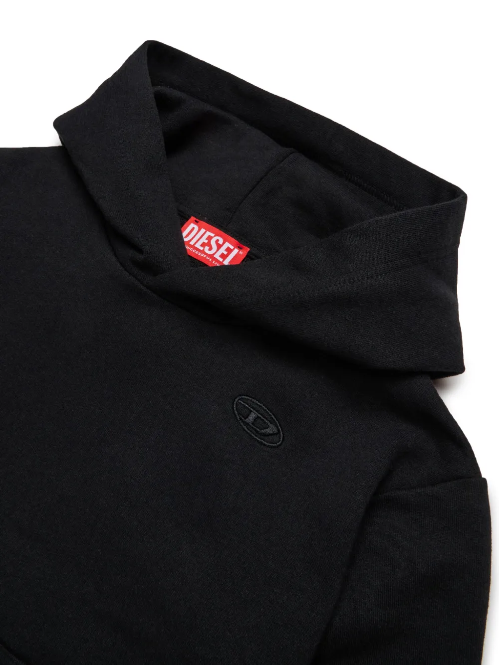 Diesel Kids Smacshoodmegovald Over hoodie Zwart
