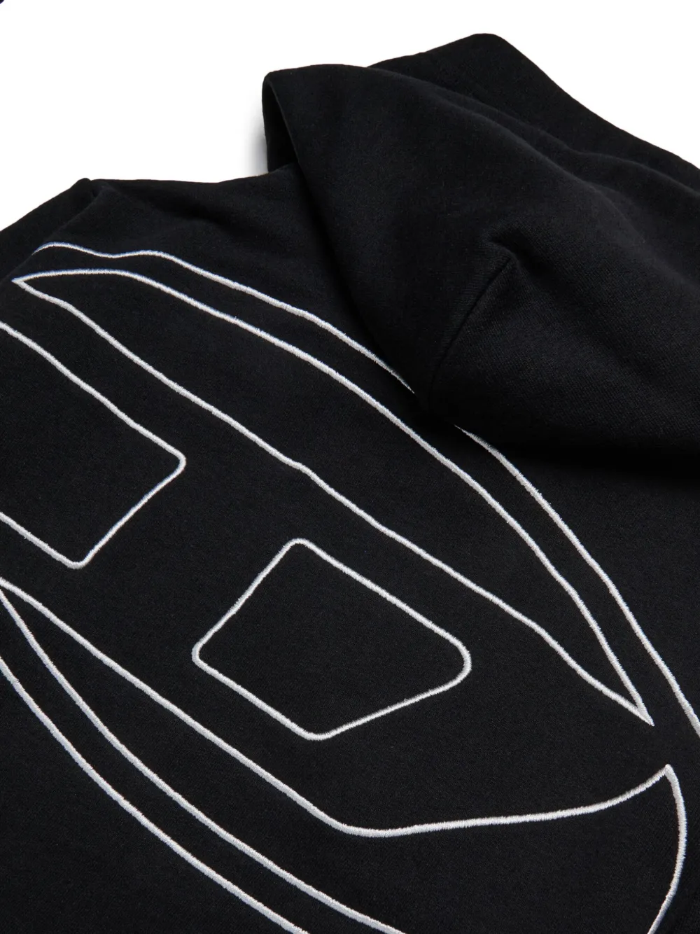 Diesel Kids Smacshoodmegovald Over hoodie Zwart