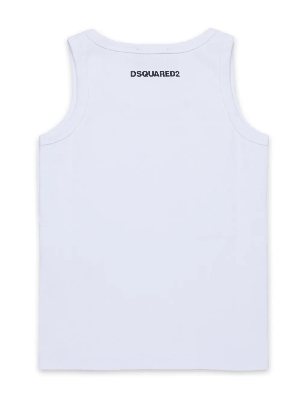 DSQUARED2 KIDS Katoenen tanktop - Wit