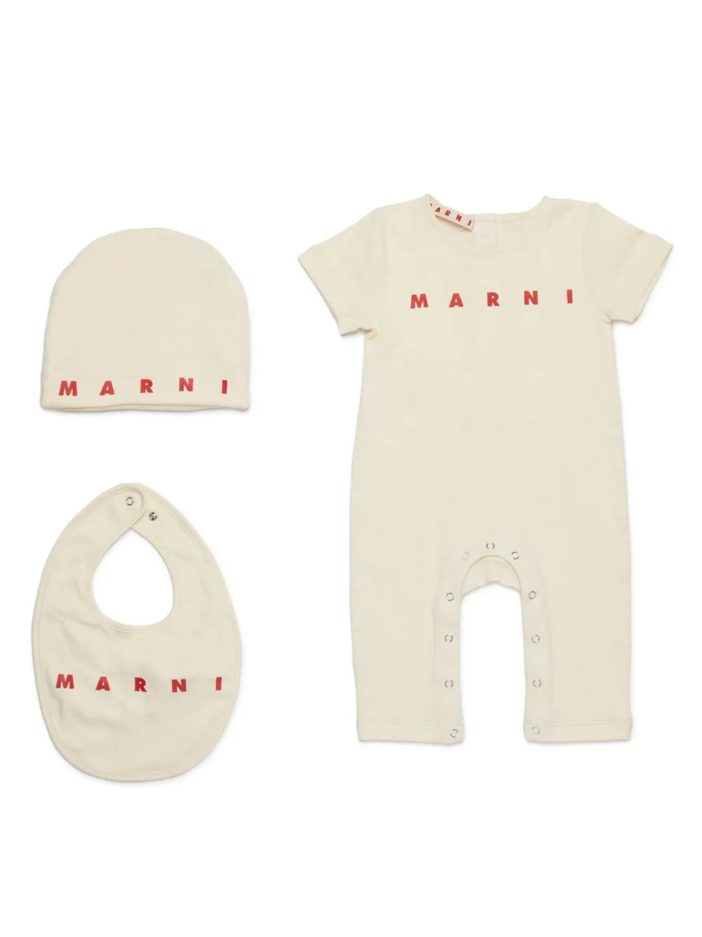 Marni Kids ベビーウェア セット - ニュートラル Marni Kids ベビーウェア セット - ニュートラル