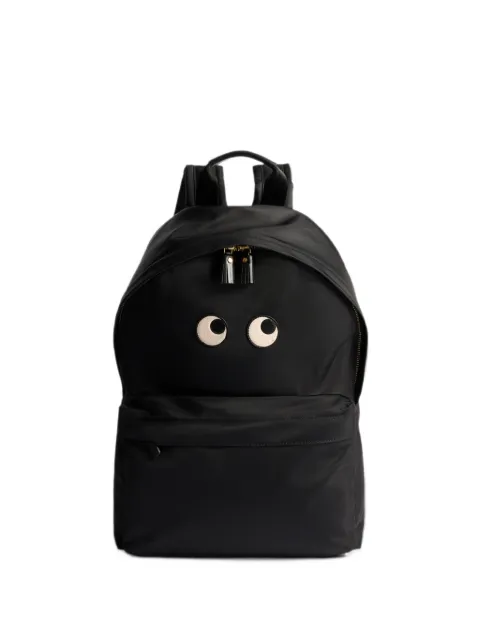 Anya Hindmarch Eyes regenerated econyl® nylon backpack in black