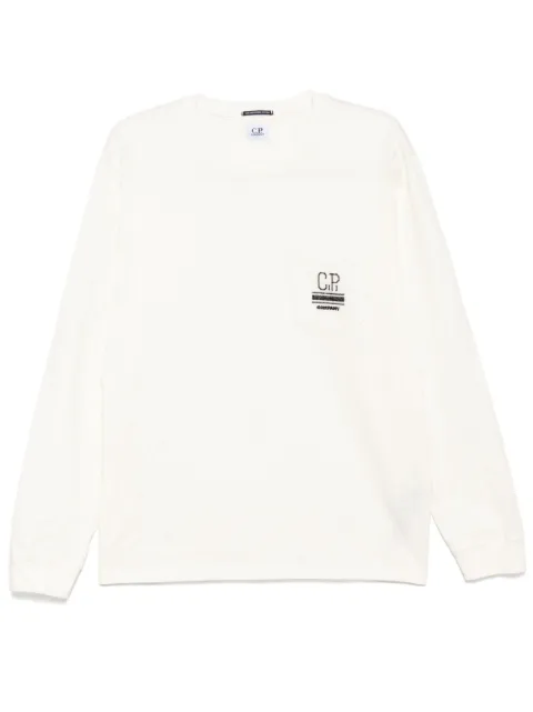 C.P. Company logo-embroidered T-shirt