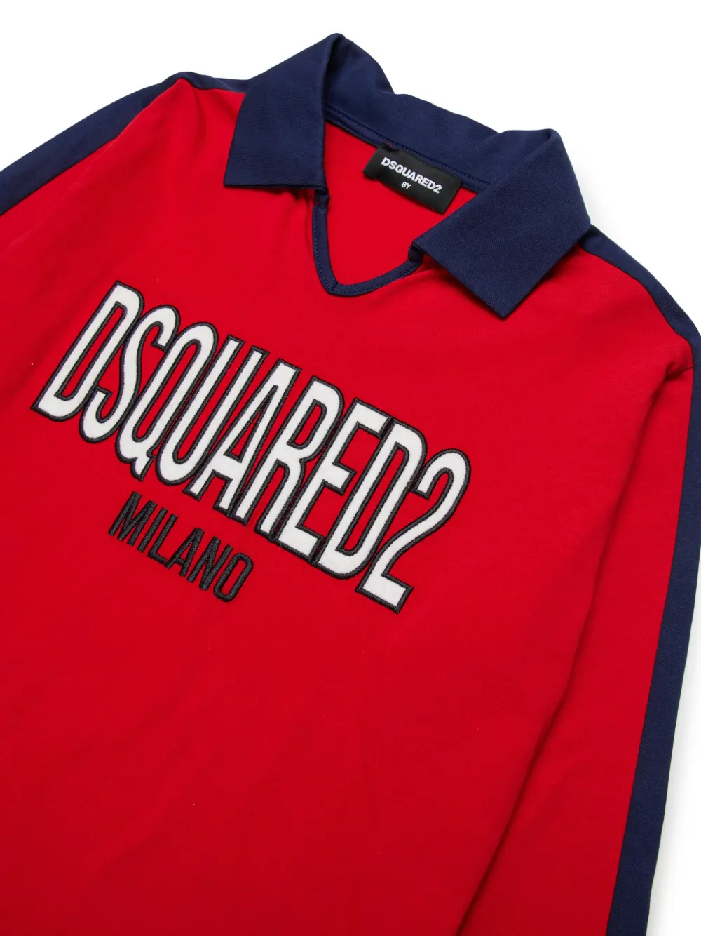 DSQUARED2 KIDS Poloshirt met borduurwerk Rood