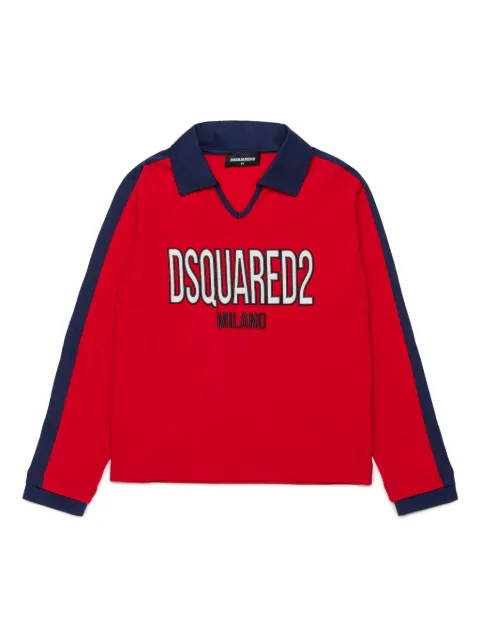 DSQUARED2 KIDS Camisa polo com bordado
