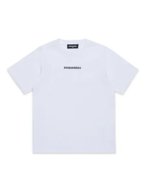 DSQUARED2 KIDS playera con logo estampado