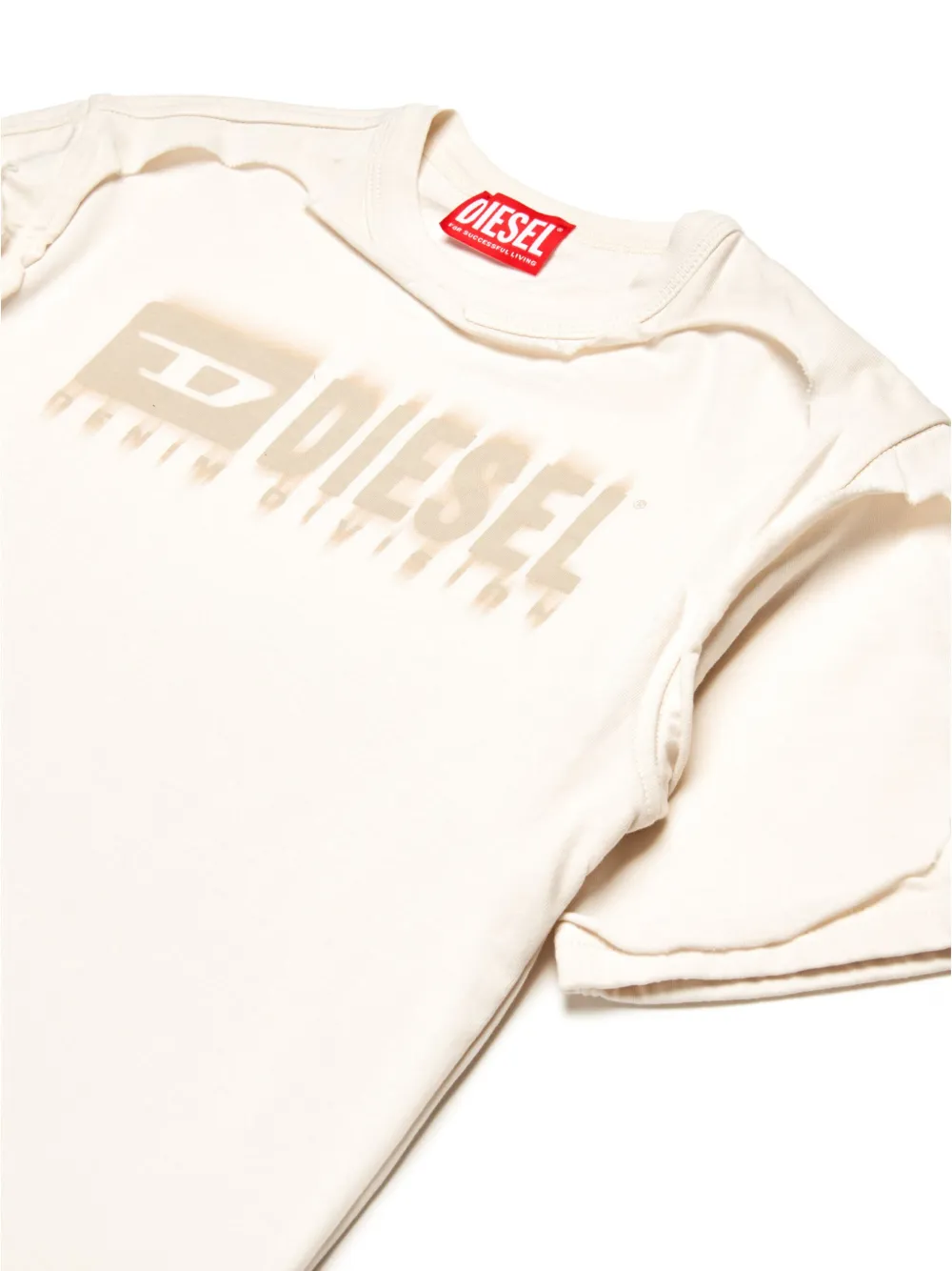 Diesel Kids Tboxtdbl Over T-shirt Beige