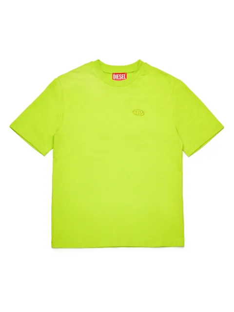 Diesel Kids logo-embroidery T-shirt