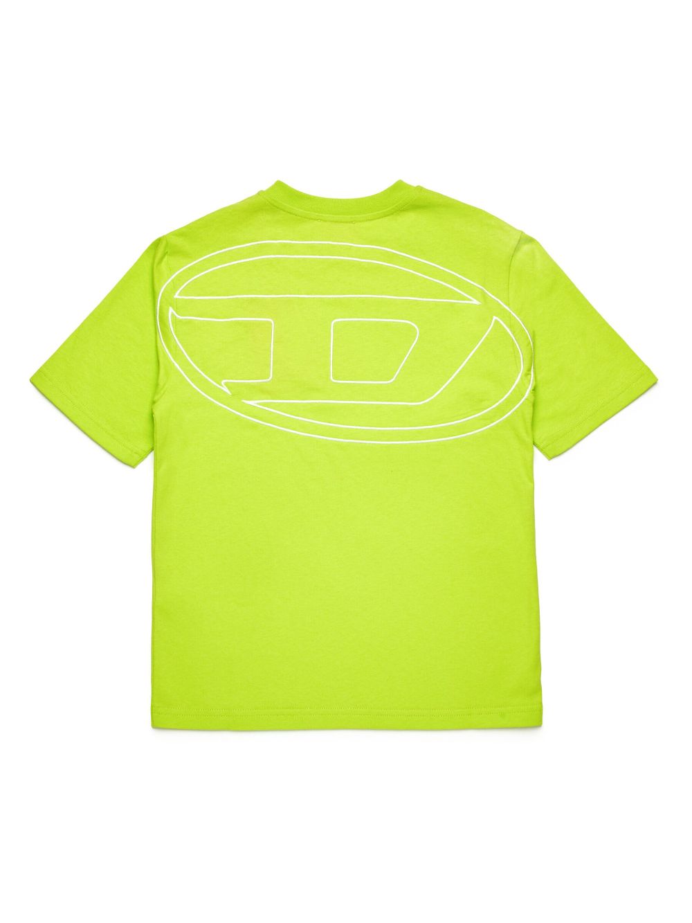 Diesel Kids T-shirt met geborduurd logo - Groen