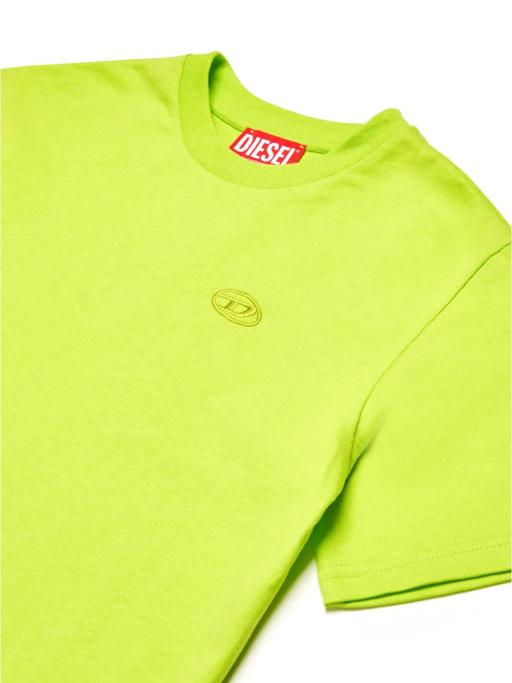 Diesel Kids T-shirt met geborduurd logo Groen