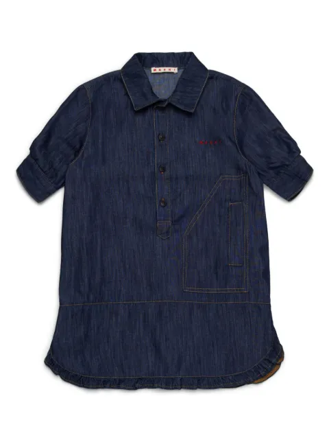 Marni Kids denim shirt dress
