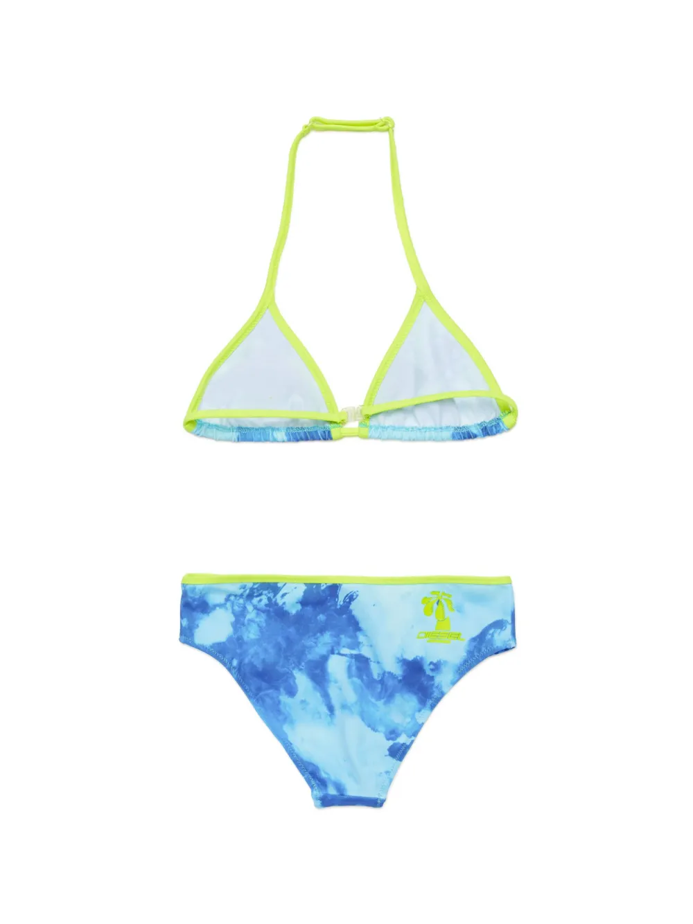 Diesel Kids Bikini met logoprint - Blauw