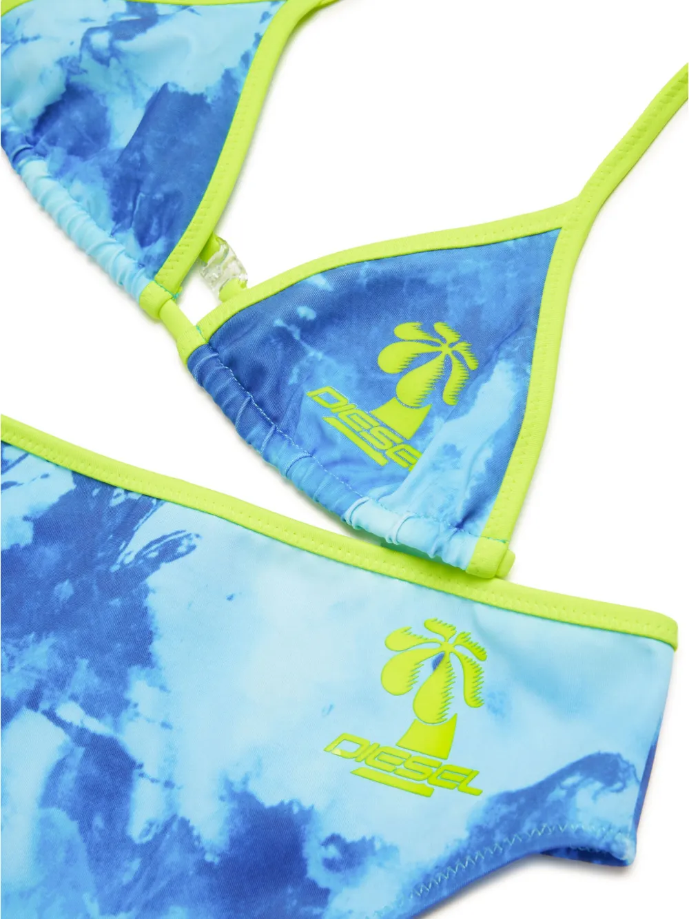 Diesel Kids Bikini met logoprint Blauw
