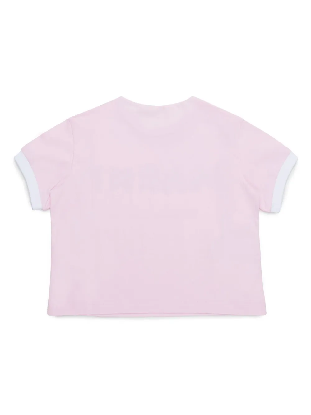 Marni Kids T-shirt met logoprint - Roze