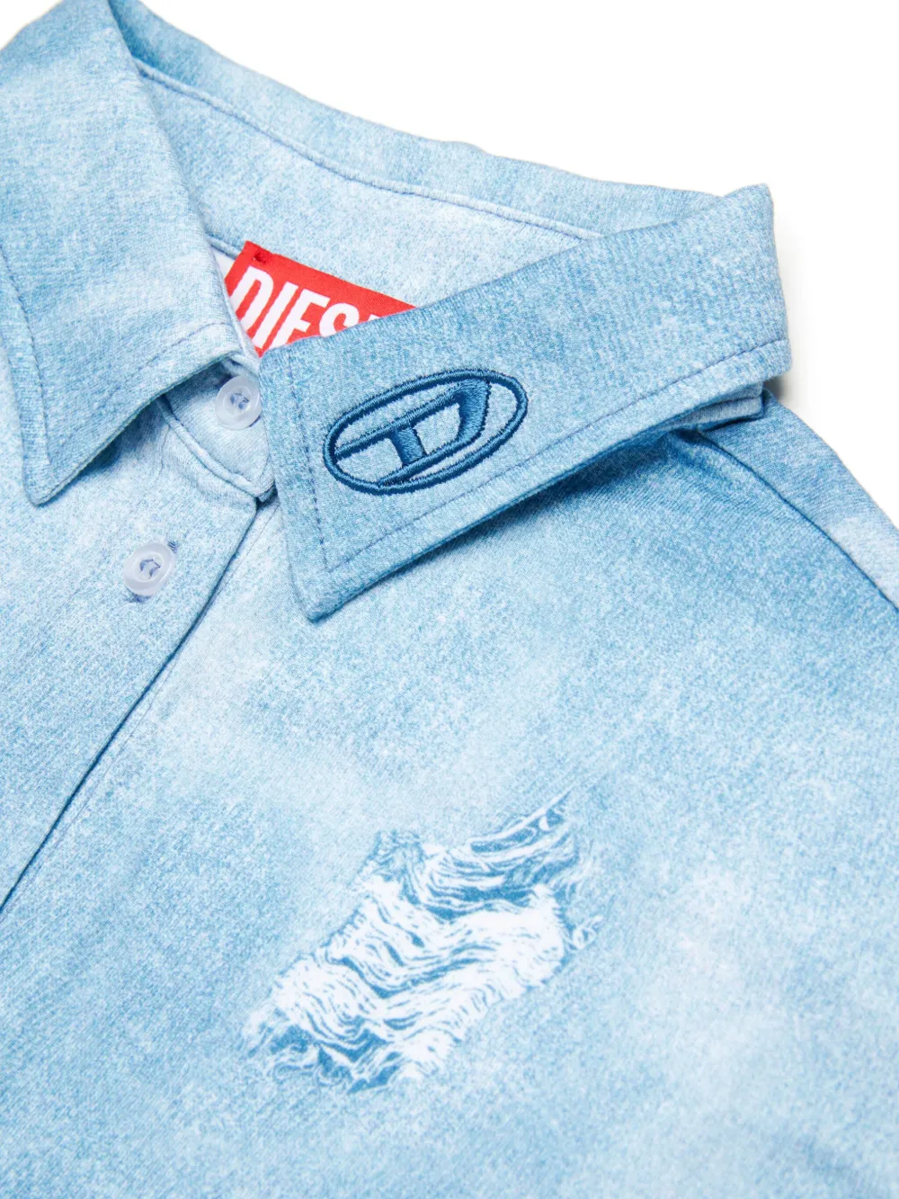 Diesel Kids Cerdy shirt Blauw