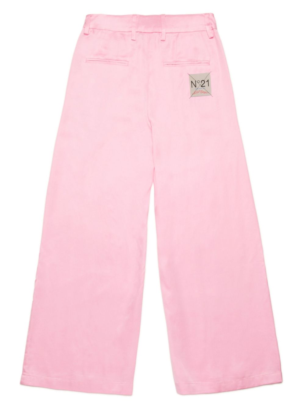 Nº21 Kids Broek met geplooid detail - Roze