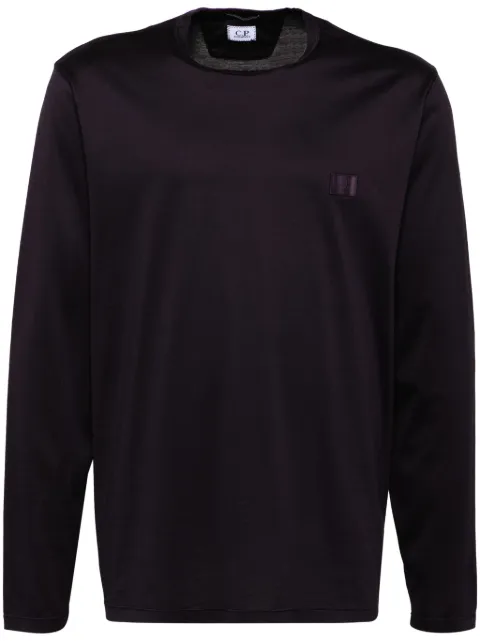 C.P. Company playera con parche del logo
