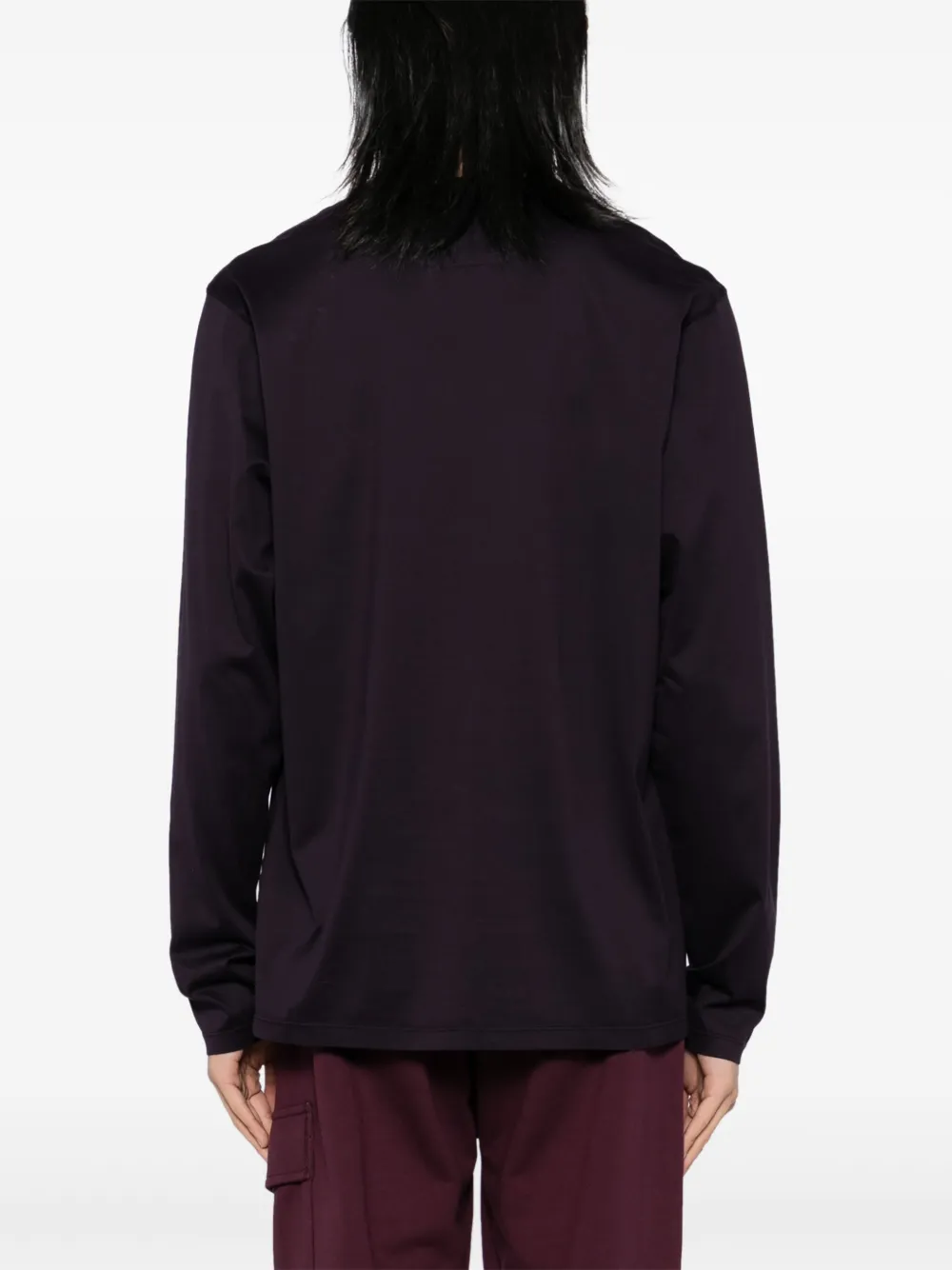 Shop C.p. Company Logo-patch T-shirt In Purple