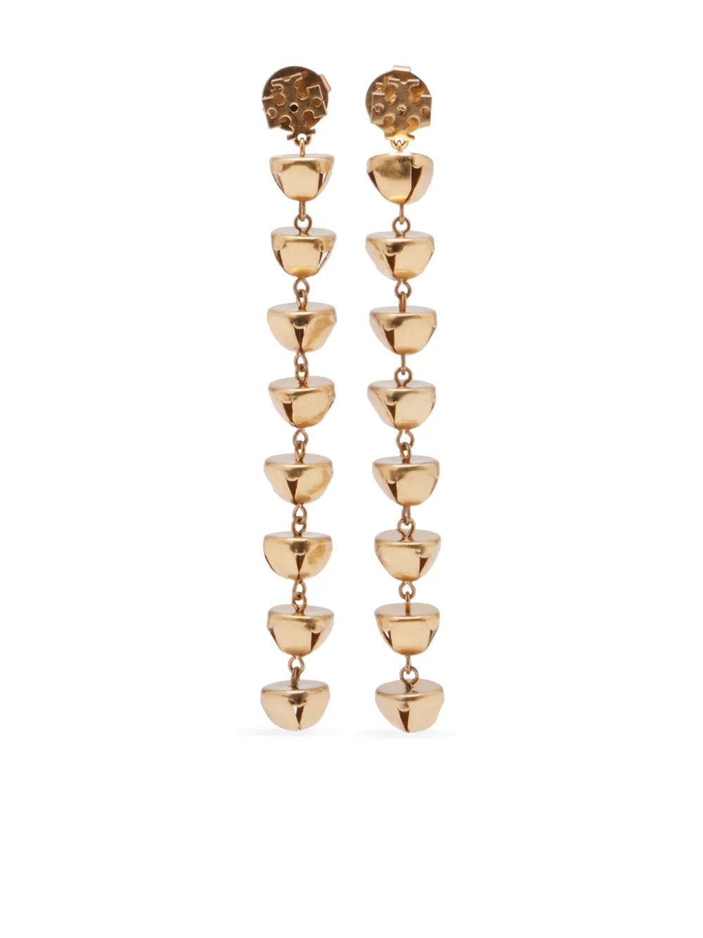 Tory Burch Bell Linear ピアス - ゴールドトーン Tory Burch Bell Linear ピアス - ゴールドトーン