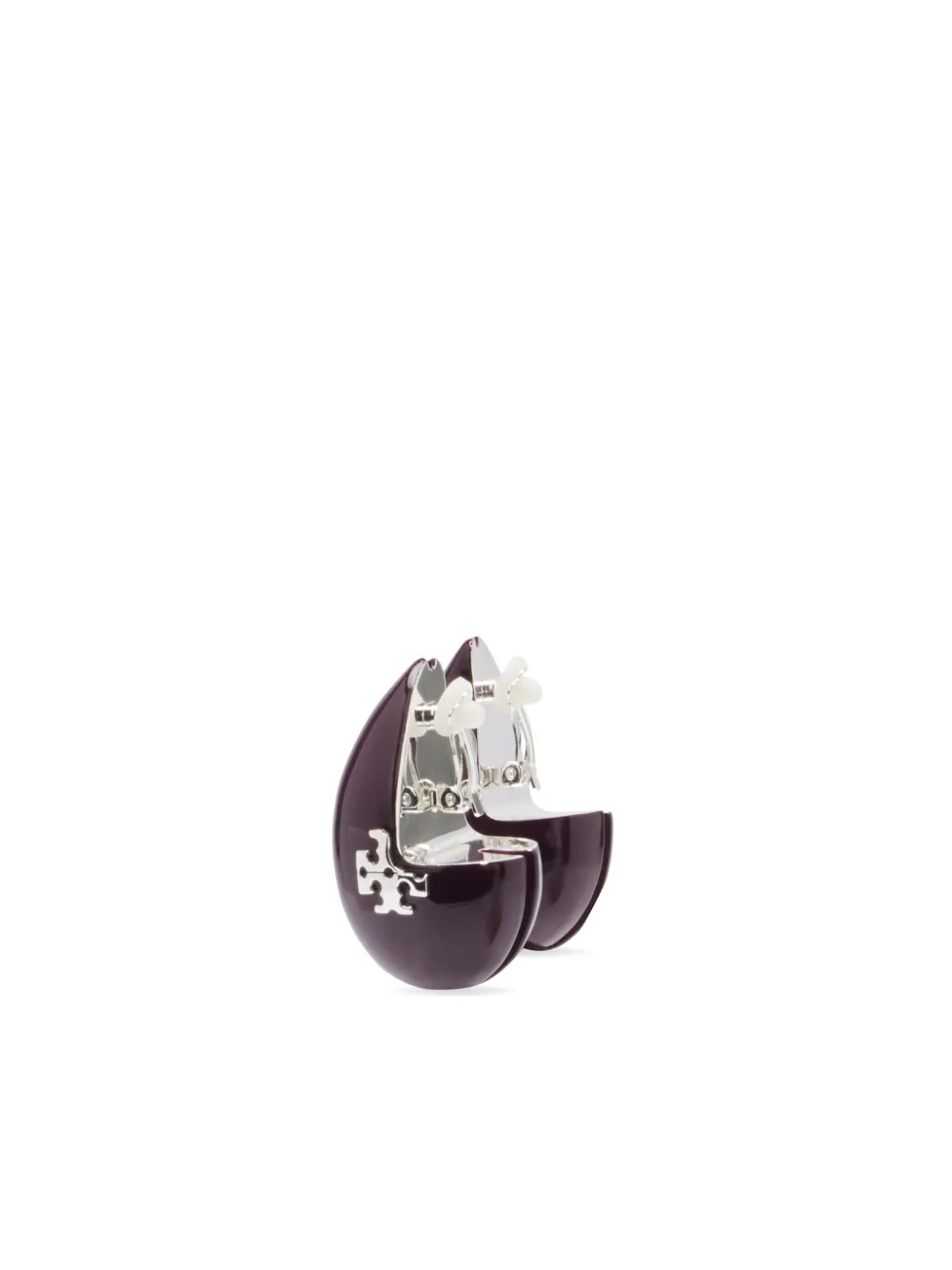 Tory Burch Wave clip-on earrings | Purple | Image 1