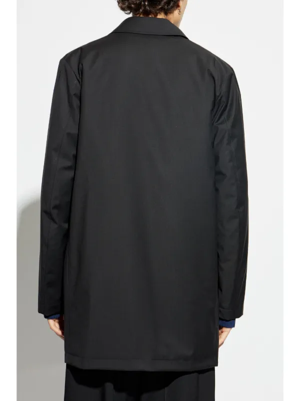 ジャケット・アウター PAUL SMITH High-Neck Urban Wool Coat Paul Smith Wool Coat | Black | FARFETCH ZA