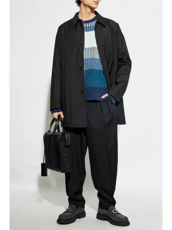Paul Smith Wool Coat | Black | FARFETCH ZA
