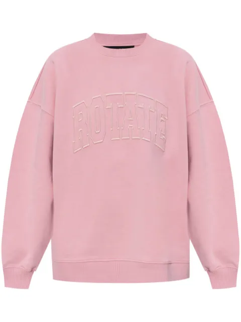 ROTATE BIRGER CHRISTENSEN sudadera con logo bordado