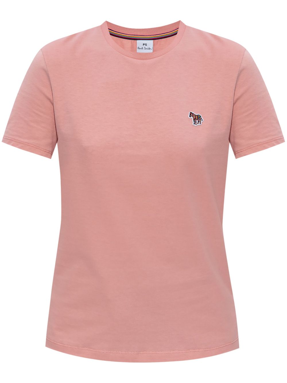 PS Paul Smith T-shirt met zebraprint Roze