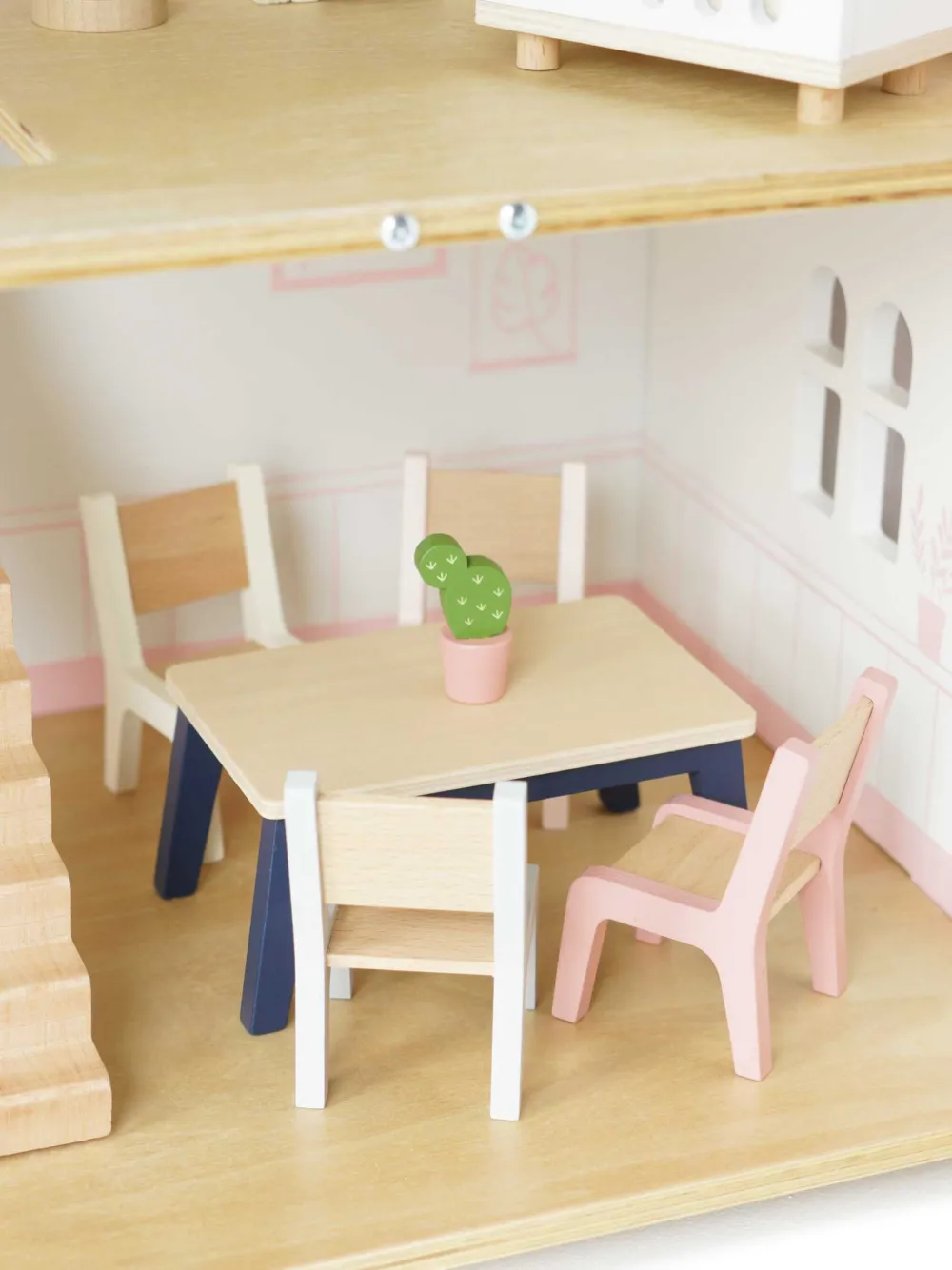 Le Toy Van Sophie's Wooden Dolls House (67cm) In Pink