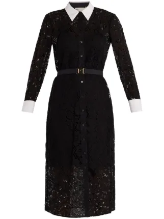 関税＆送料込み★シャツワンピースTory Burch★LACE SHIRTDRESS Lace Shirtdress, Black | Tory Burch KW