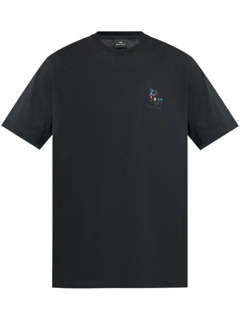 PS Paul Smith logo-rubberised T-shirt