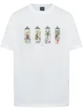 PS Paul Smith Spray Cans-print T-shirt - White