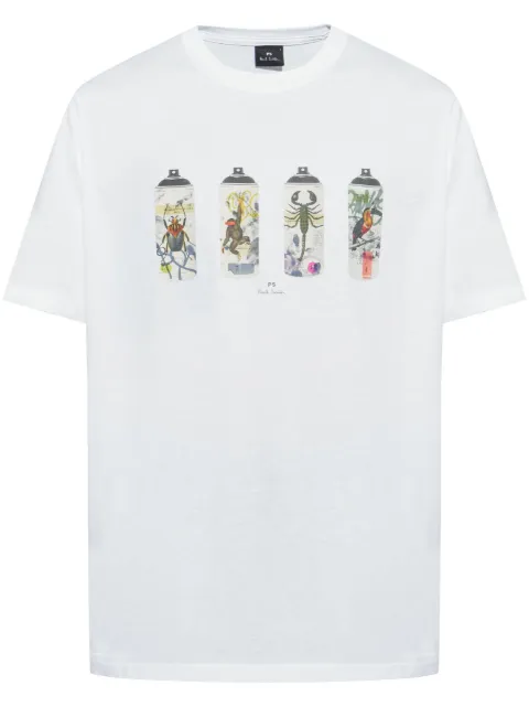PS Paul Smith Spray Cans-print T-shirt 