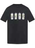 PS Paul Smith Spray Cans-print T-shirt - Black