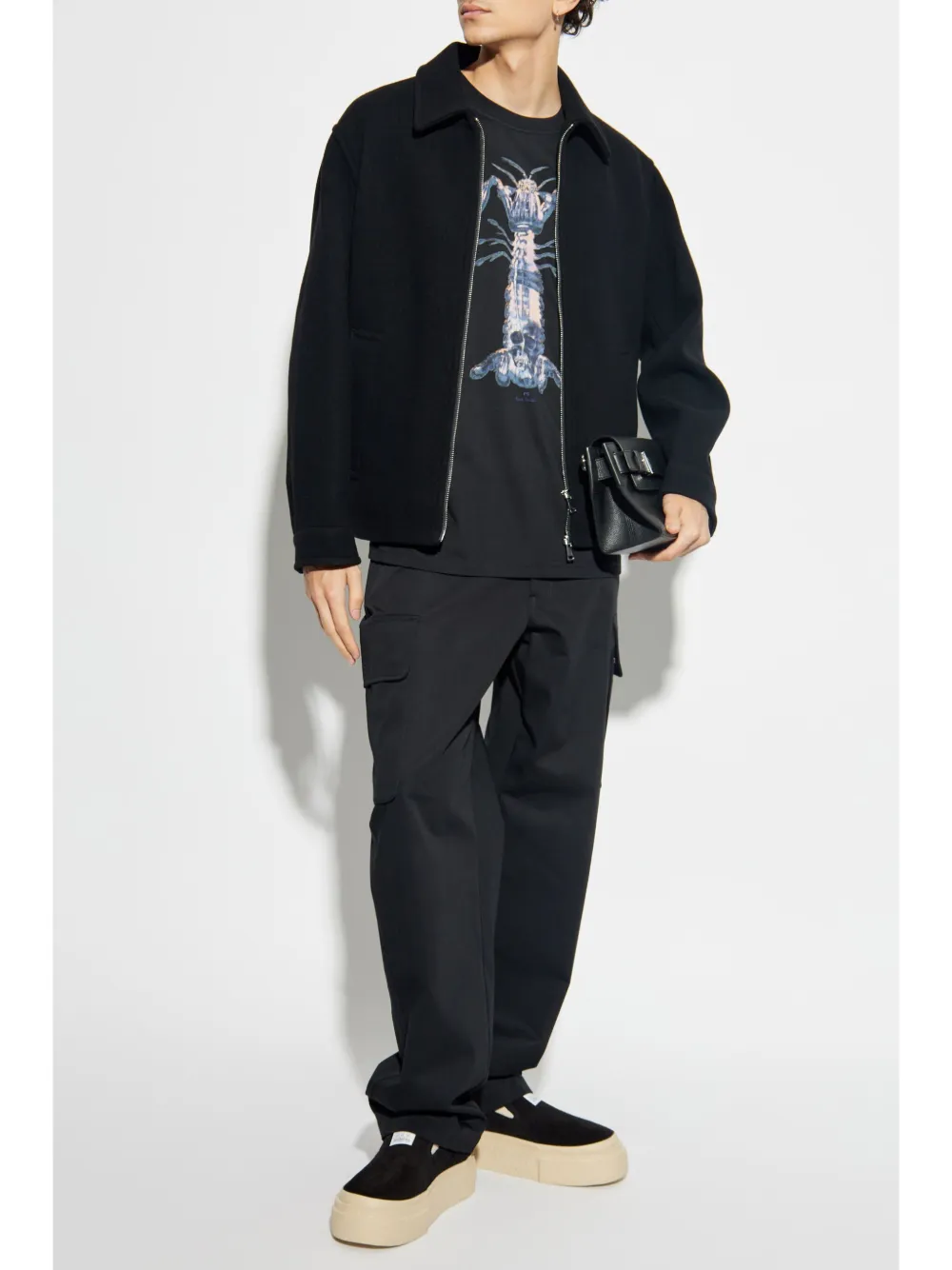 PS Paul Smith Praying Mantis T-shirt - Zwart