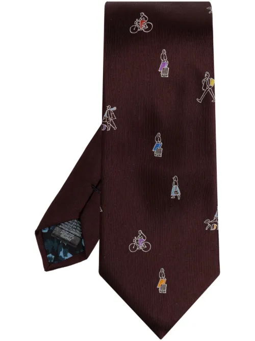 Paul Smith cravate en soie - Rouge - Paul Smith - Modalova