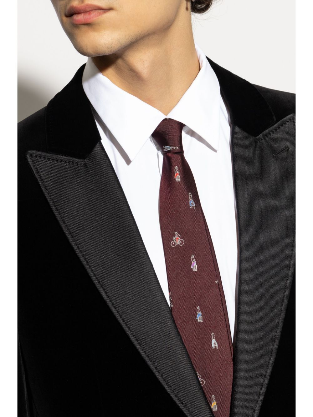 Paul Smith silk tie - Rood