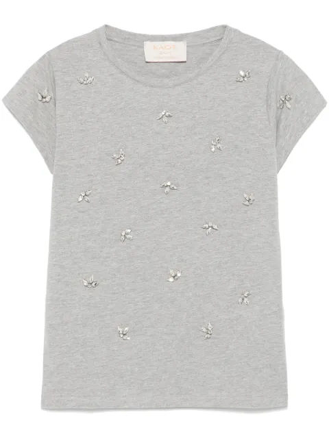 kaos crystal-embellished T-shirt