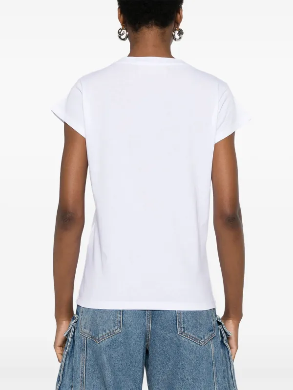 Kaos crystal-embellished T-shirt | White | FARFETCH