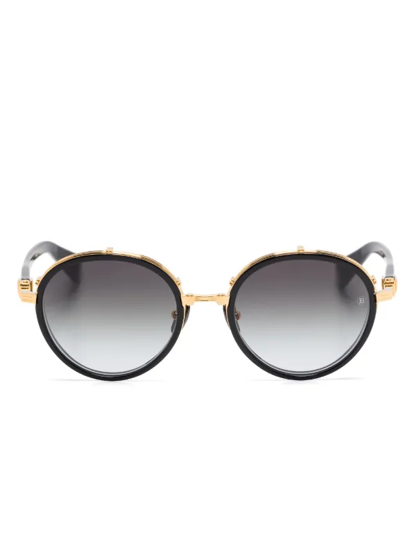 Balmain fashion Black/Gold Sunglasses