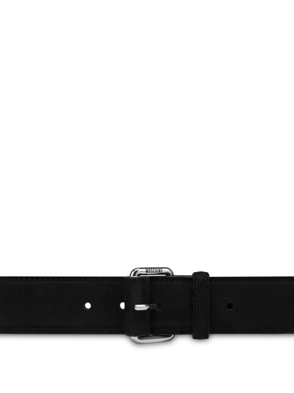 Moschino leather belt - Zwart